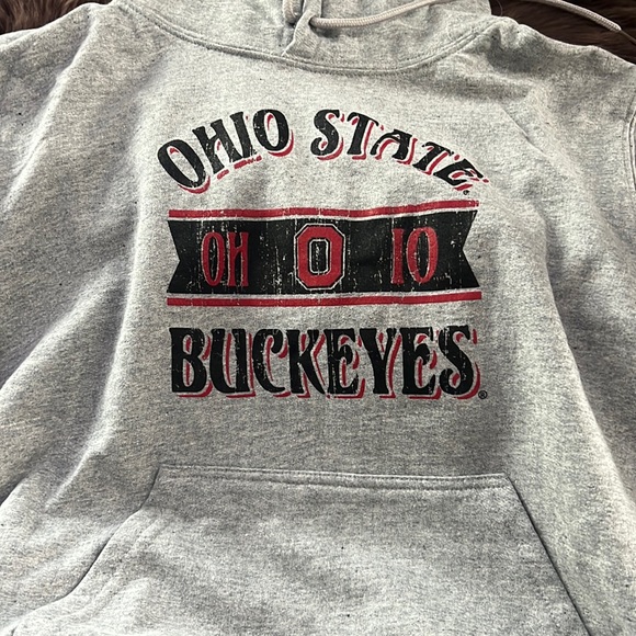 Blue 84 Kids' NCAA Officially Licensed Hooded Sweatshirt Vintage Gray - Picture 4 of 4